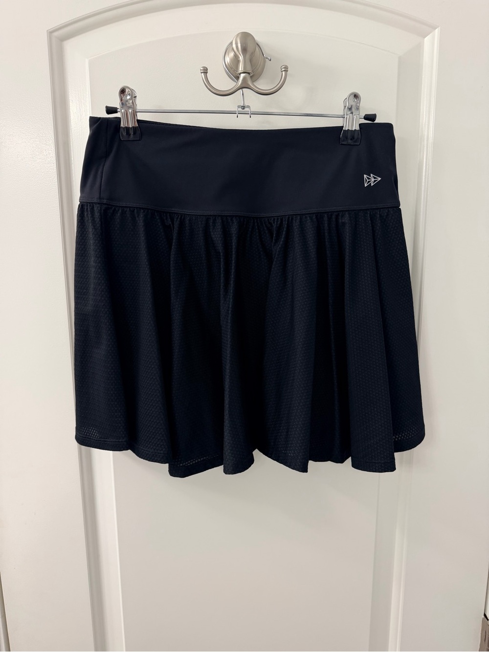 Black Tennis Skirt with Built-In Shorts